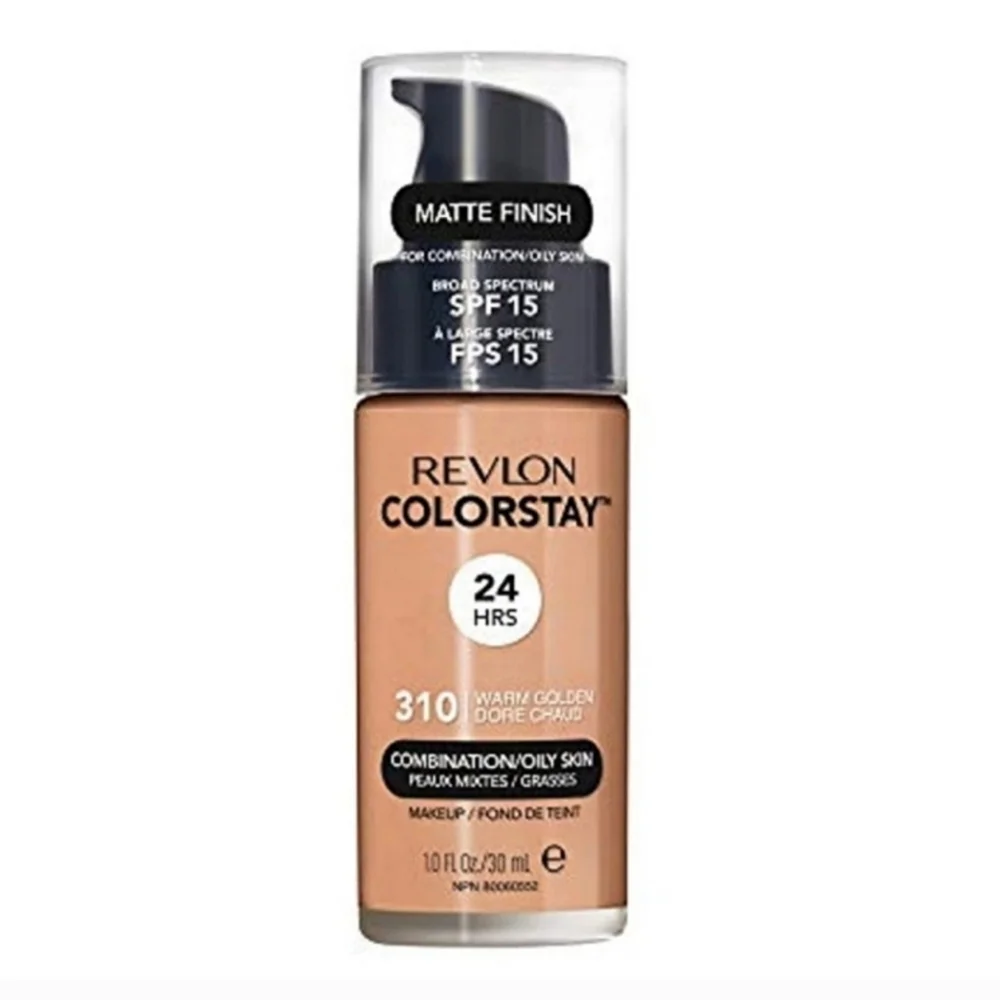 4 x Revlon Matte Foundation PUMP, Combination/Oily Skin, 310 Warm Golden